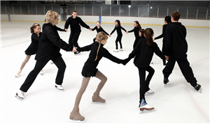 Group of skaters